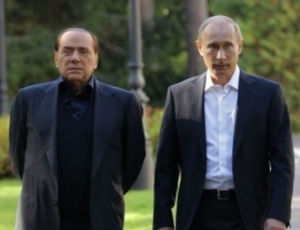 Берлускони и Путин посетили в Севастополе кладбище итальянских солдат на горе Гасфорта