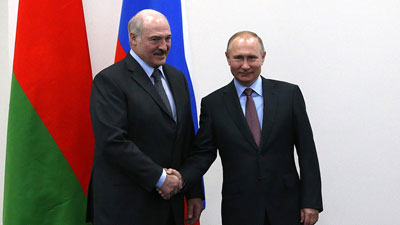 Путин и Лукашенко посетили мужской монастырь на Валааме