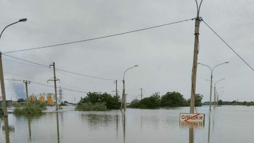 В Херсонской области из затопленных территорий эвакуировано пять тысяч человек