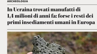 В СМИ Италии занесли теорию о происхождении человечества с Украины. Итальянцы стали что-то понимать (СКРИНЫ)